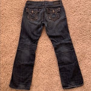 Big star women’s vintage wash jeans. Straight leg